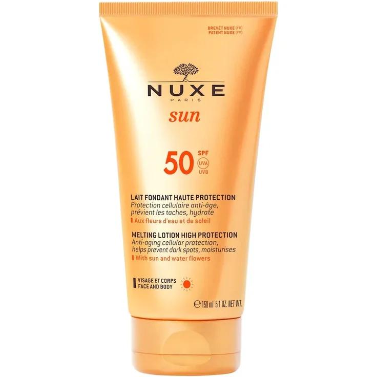 NUXE Sun Zartschmelzende milch mit hoher Schutzwirkung LSF 50 Sonnenschutz 150 ml