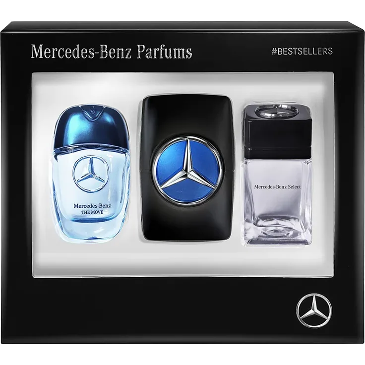 Mercedes-Benz Style Perfume Club Best of Set Man Star Eau de Toilette (EdT) 5 ml + The Move Eau de Toilette (EdT) 7 ml + Select Eau de Toilette (EdT) 7 ml