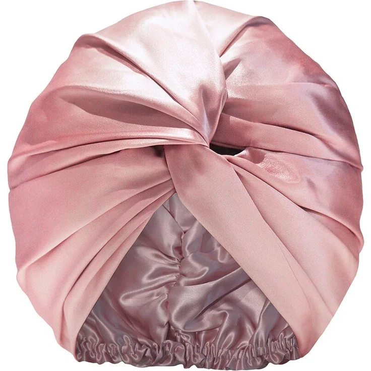 Slip Turban Aus Purer Seide Haarreifen & -bänder rosa