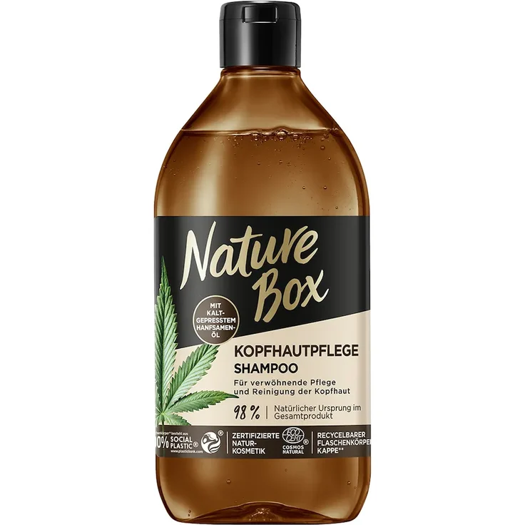 Nature Box Kopfhautpflege Hanf Shampoo 385 ml – Bild 1
