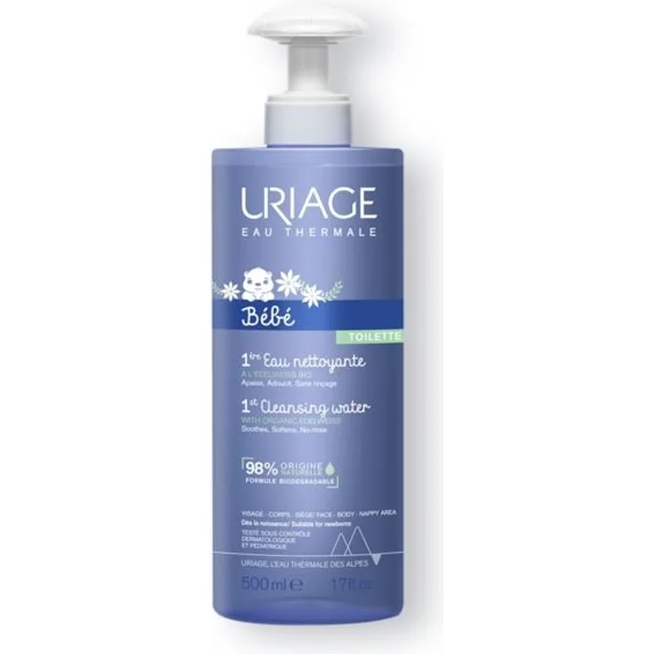Uriage Fluid Bébé Eau Nettoyante Cleansing Water 500 ml