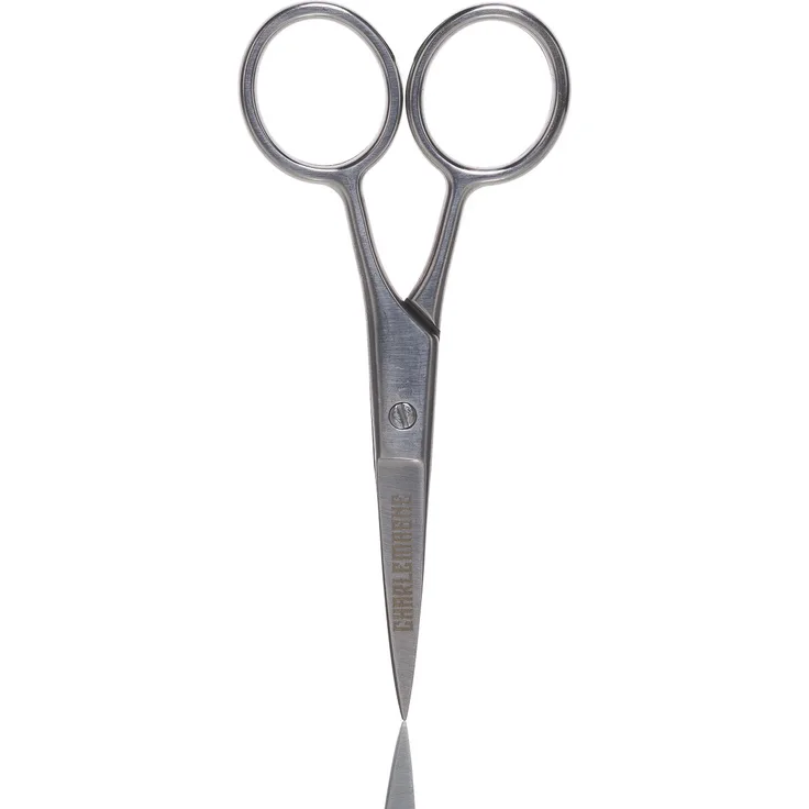 Bartschere 4,5" aus Edelstahl silber