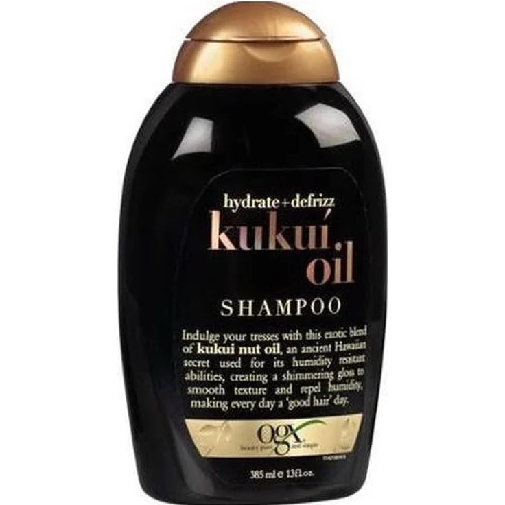 OGX Shampoo Hydrate + Defrizz Kukui Oil Shampoo 385 ml – Bild 1