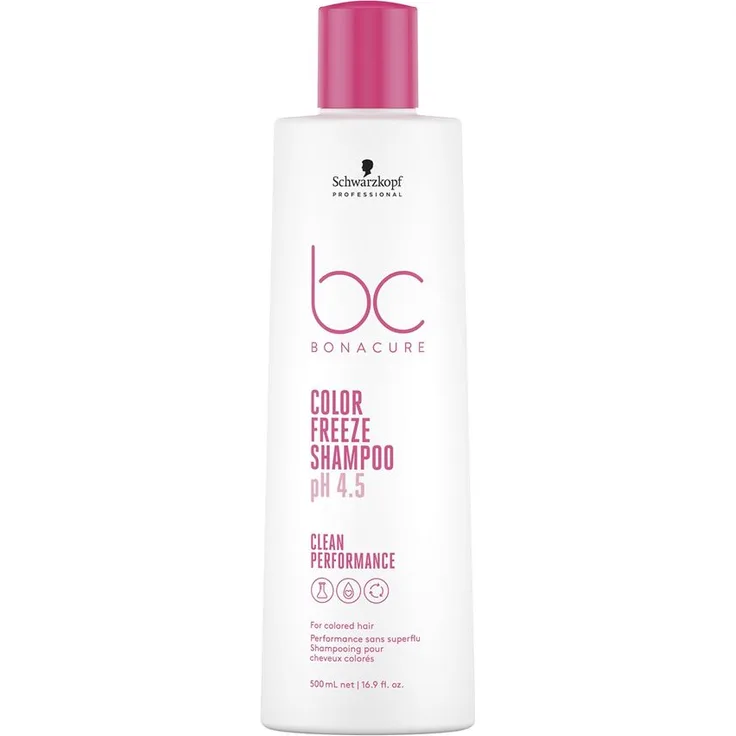 Schwarzkopf Shampoo BonaCure Clean Performance Color Freeze Shampoo pH 4.5 500 ml
