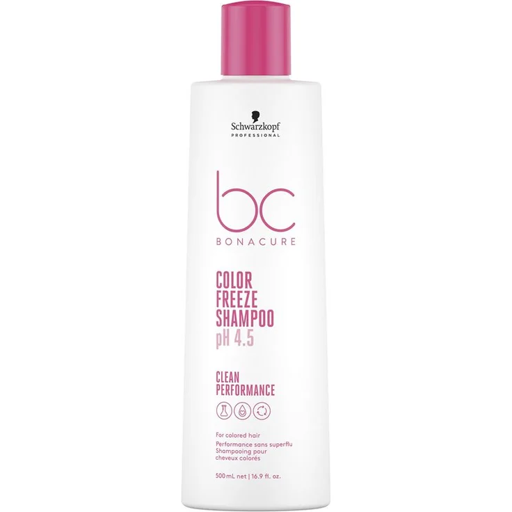 Schwarzkopf Shampoo BonaCure Clean Performance Color Freeze Shampoo pH 4.5 500 ml