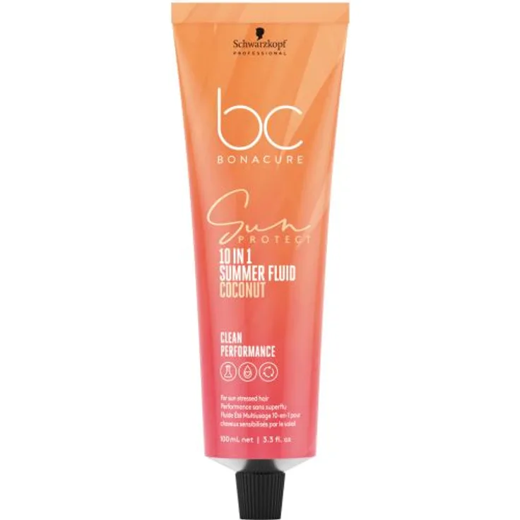 Schwarzkopf Flüssig BonaCure Clean Performance Sun Protect 10in1 Summer Fluid Coconut 100 ml