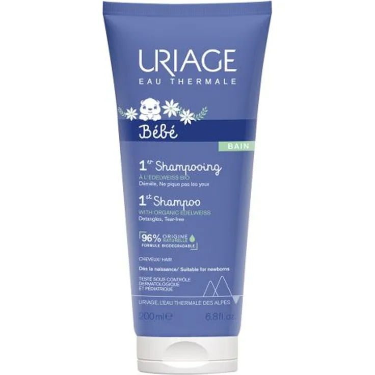 Uriage Shampoo Bébé Shampooing With Organic Edelweiss 200 ml