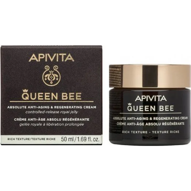 Apivita Tagescreme Face Care Queen Bee Absolute Anti-Aging & Regenerating Cream Rich 50 ml