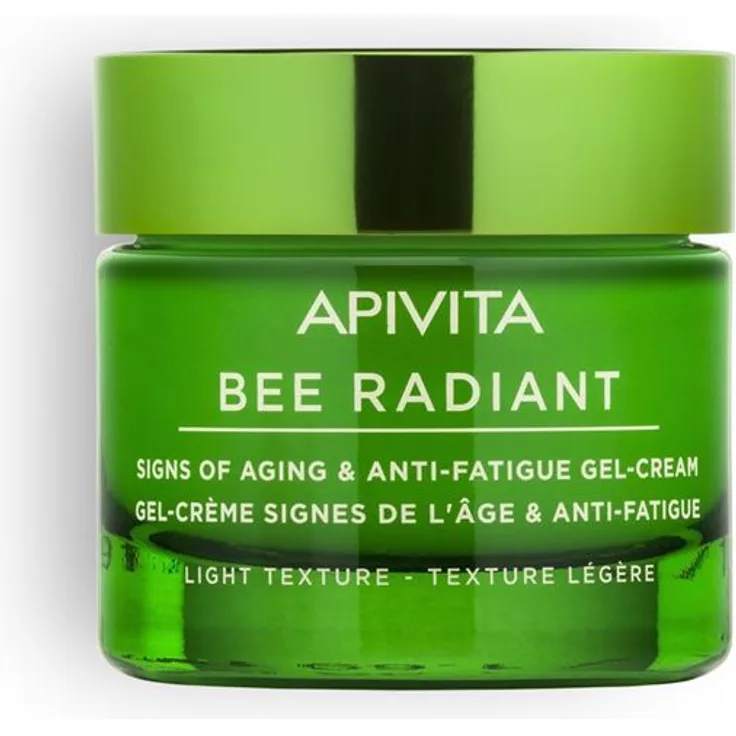 Apivita Tagescreme Face Care Bee Radiant Signs of Aging & Anti-Fatigue Gel- Cream 50 ml