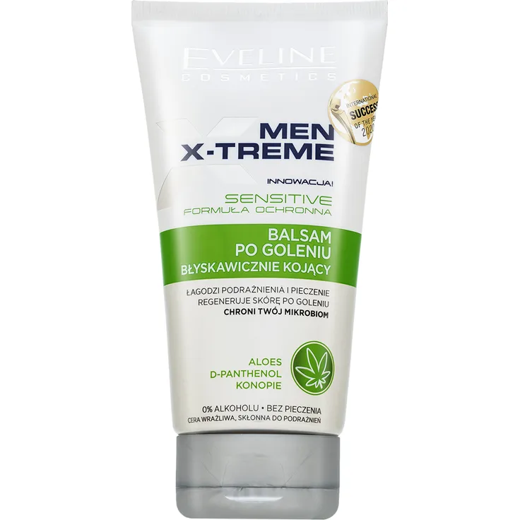 Eveline Men X-treme After Shave Balm+ Moisturising Cream Multifunktions-Reinigungsgel und Peeling für problematische Haut 150 ml