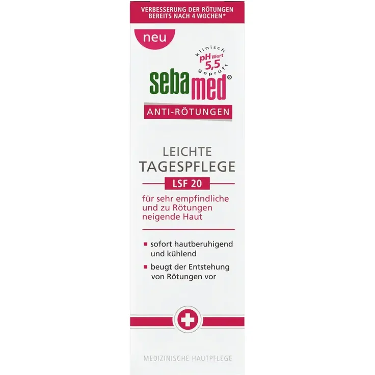 sebamed Anti-Rötungen leichte Tagespflege Creme Gesichtscreme 50 ml – Bild 1