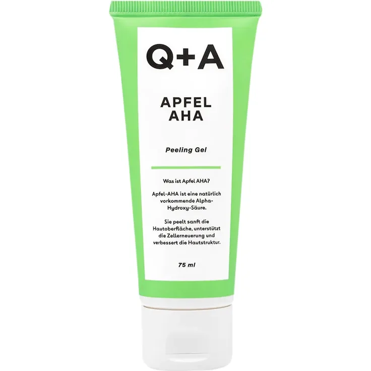 Q+A Apfel AHA Peeling Gel Gesichtspeeling 75 ml