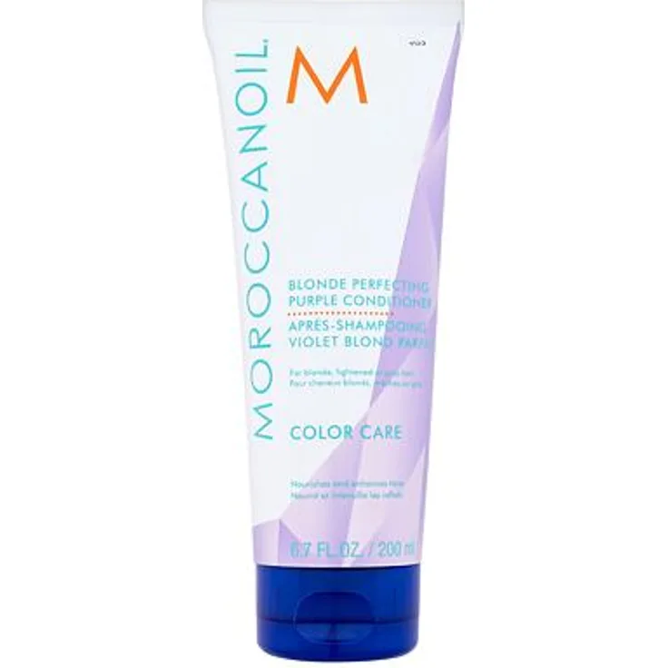 Moroccanoil Color Care Blonde Perfecting Purple Conditioner Conditioner gegen Gelbstich in blonden Haaren 200 ml