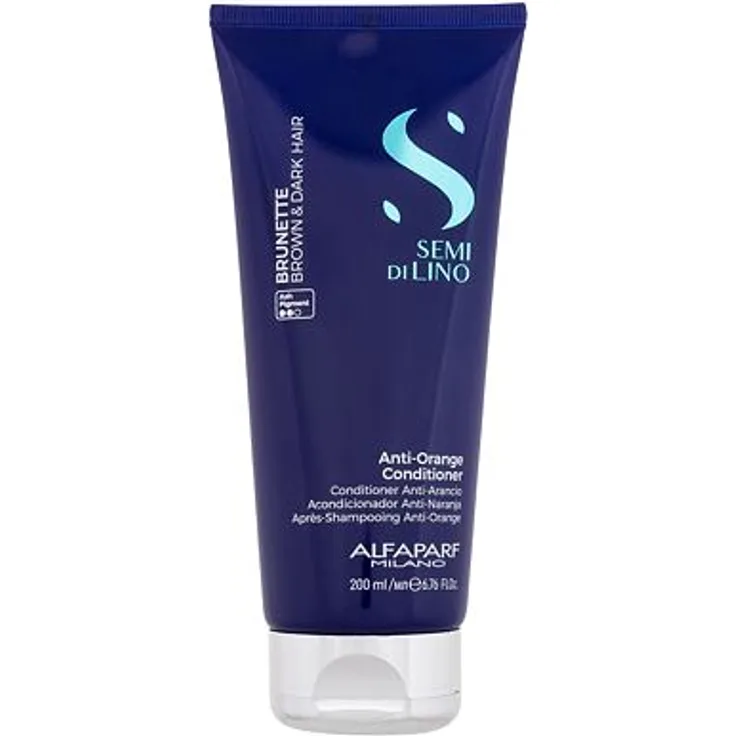 ALFAPARF MILANO Semi Di Lino Anti-Orange Conditioner Neutralisierender Conditioner für braunes Haar 200 ml