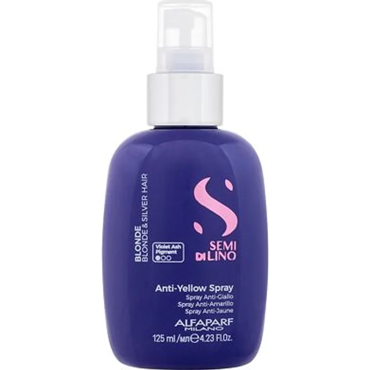 ALFAPARF MILANO Semi Di Lino Anti-Yellow Spray Neutralisierungsspray für blondes Haar 125 ml