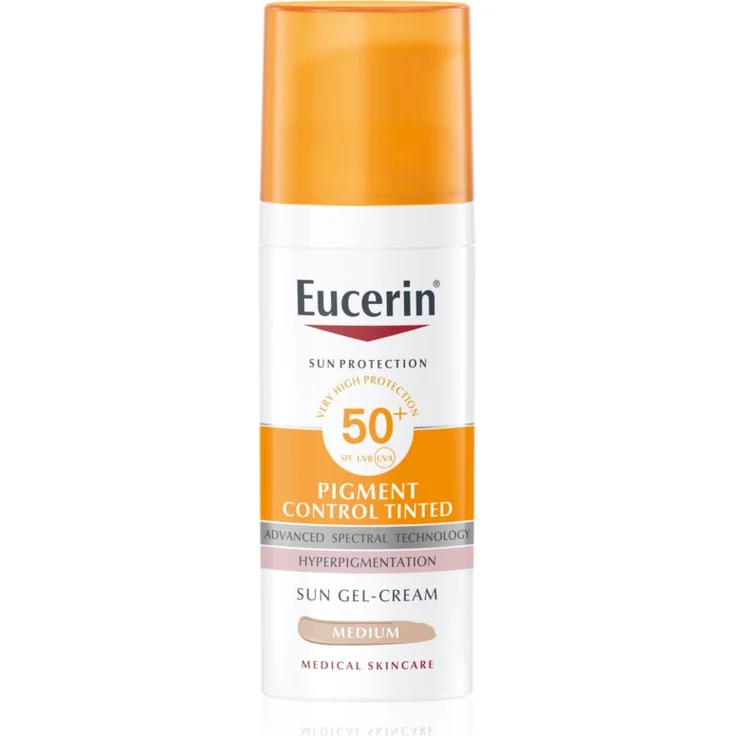 Eucerin Sun Pigment Control Tinted Schutzemulsion gegen die Hyperpigmentierung SPF 50+ Farbton Medium 50 ml