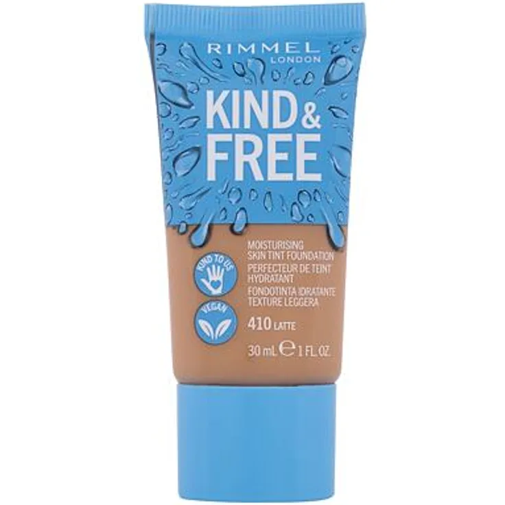 Rimmel London Kind & Free Moisturising Skin Tint Foundation 410 Latte 30 ml 