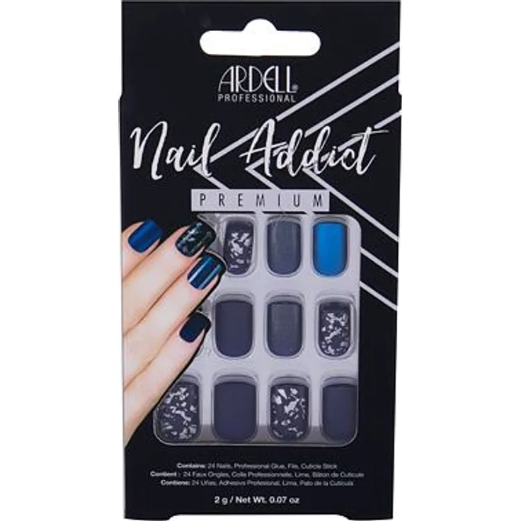 Ardell Nail Addict Premium Matte Blue Set 