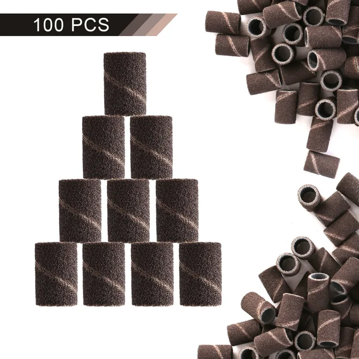 JCMaster 100x Premium Schleifhülsen 150 Körnung für Nagelfräser