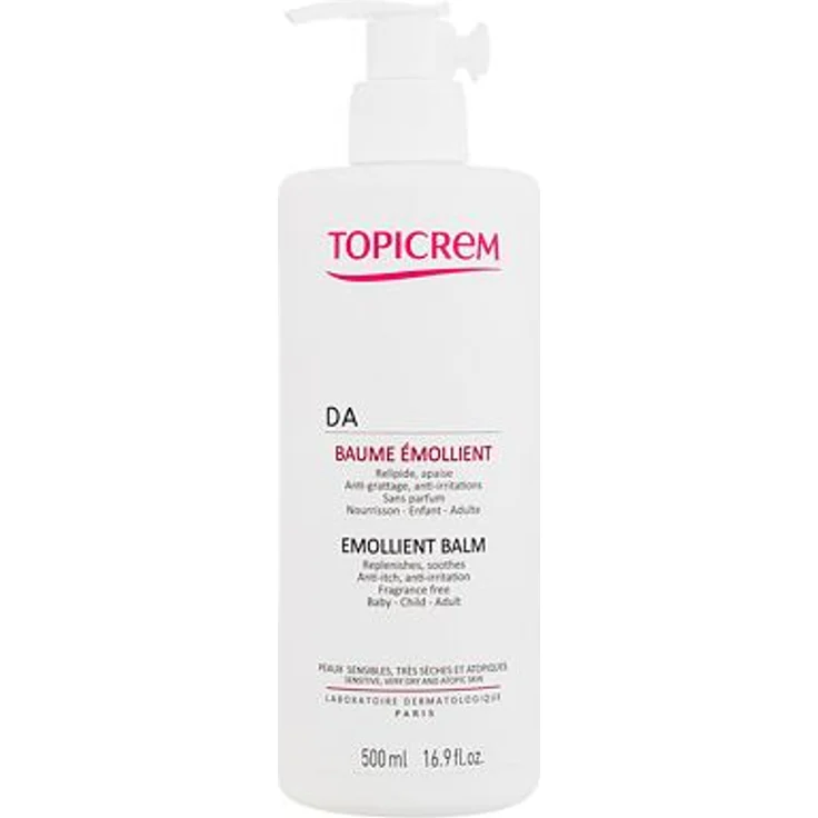 Topicrem DA Emollient Balm Weichmachender Körperbalsam für atopische Haut 500 ml  – Bild 1