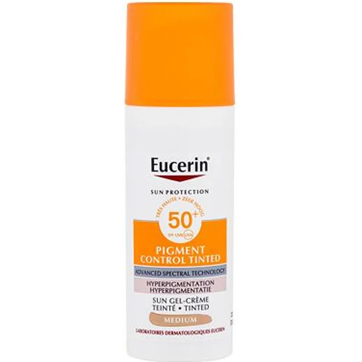 Eucerin Sun Protection Pigment Control Tinted Gel-Cream SPF50+ Getönte Sonnen-Gel-Creme gegen Pigmentflecken 50 ml Farbton Medium