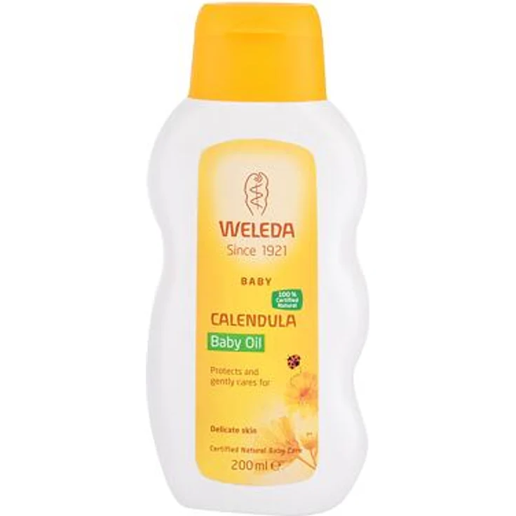 Weleda Baby Calendula Oil Schützendes und nährendes Ringelblumenöl 200 ml – Bild 1