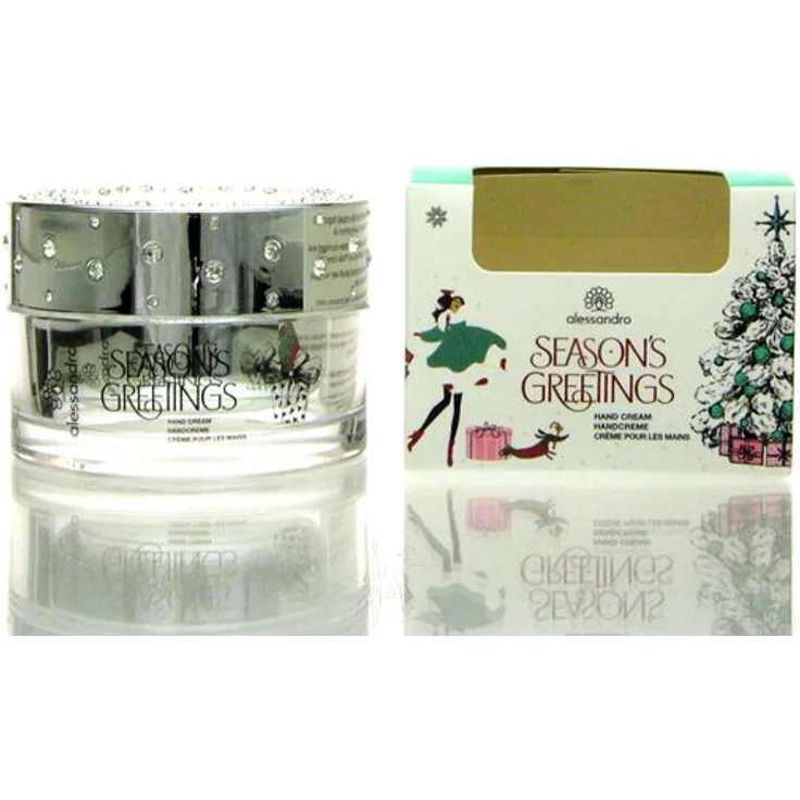 Alessandro Seasons Greetings Handcreme im Luxustiegel 100 ml