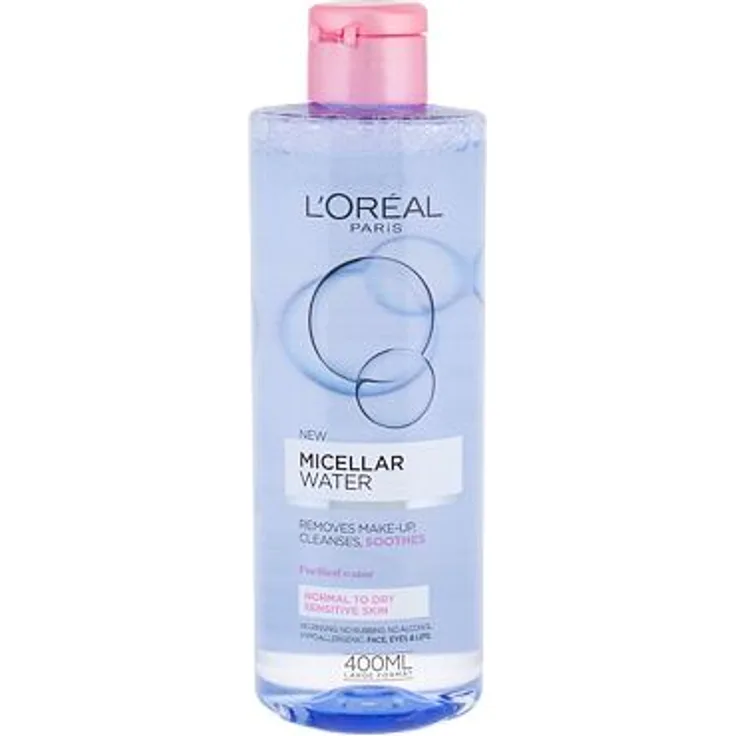 L'Oréal Paris Micellar Water Mizellenwasser für empfindliche, normale und trockene Haut 400 ml für Frauen