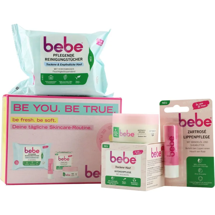 Bebe Be You Be True be fresh be soft Set 2022 tägliche Skin Care Routine