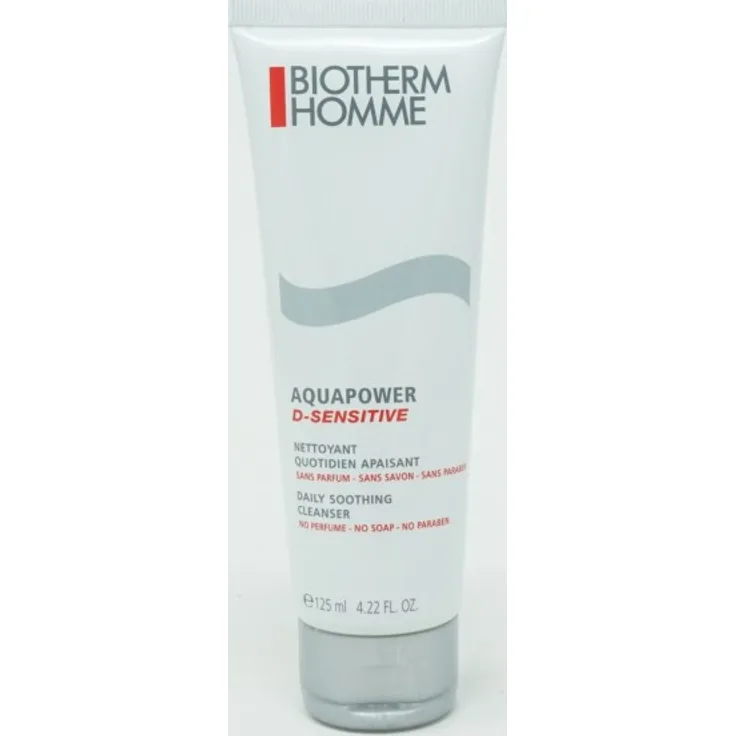 Biotherm Homme Aquapower D-Sensitive Daily Shoothing Cleanser 125 ml