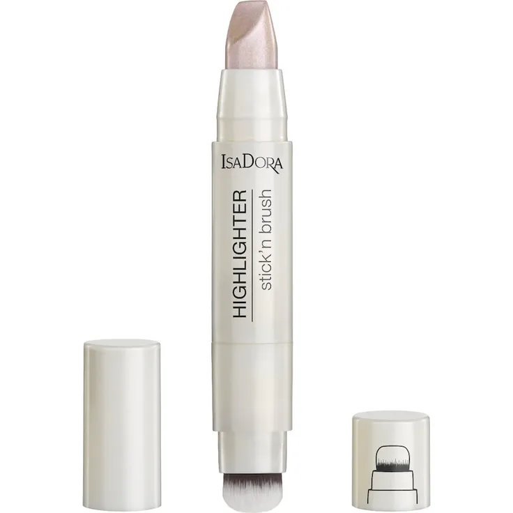 Isadora Highlighter Stick'n Brush 3.6 g Pink Pearl