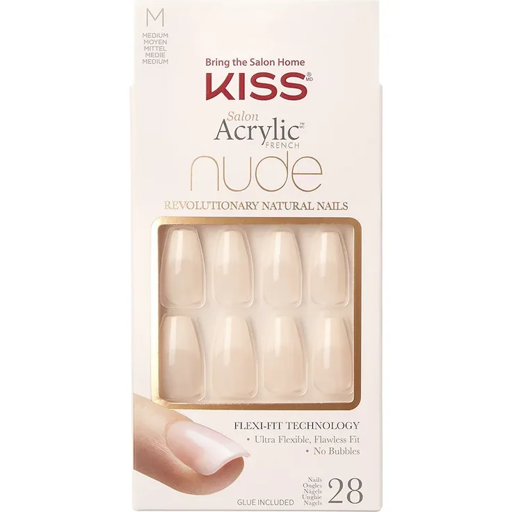 KISS KISS Salon Acrylic Nude Nails - Leilani Gel-Nagellack
