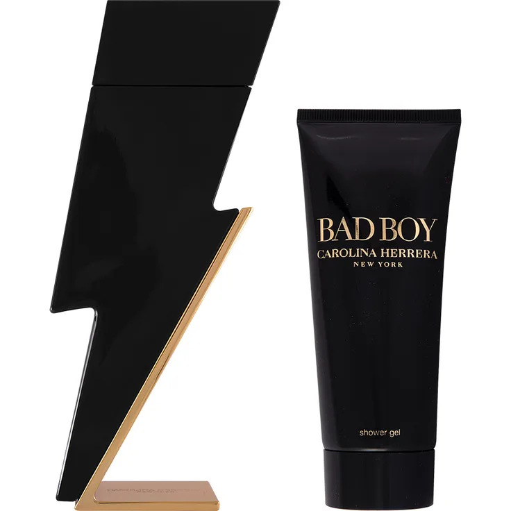 Carolina Herrera Bad Boy Set Eau de Toilette (EdT) 100 ml + Duschgel 100 ml
