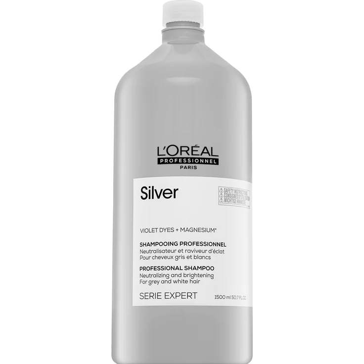 L´Oréal Professionnel Série Expert Silver Shampoo Pflegeshampoo für graues Haar 1500 ml – Bild 1