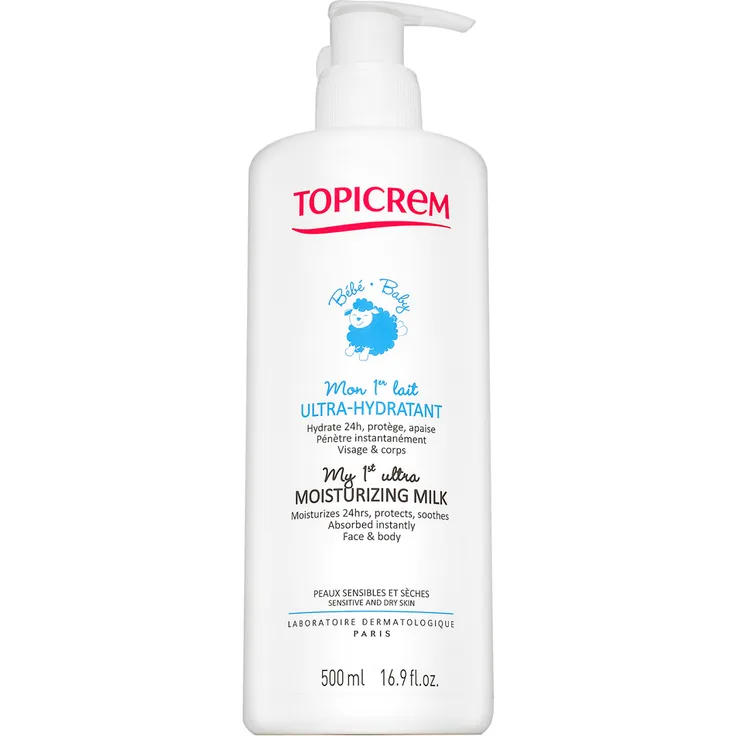 Topicrem Bébé My 1st Ultra Moisturizing Milk Hydratations-Körpermilch für Kinder 500 ml