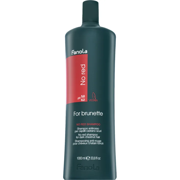 Fanola No Red Shampoo Shampoo für braunes Haar 1000 ml