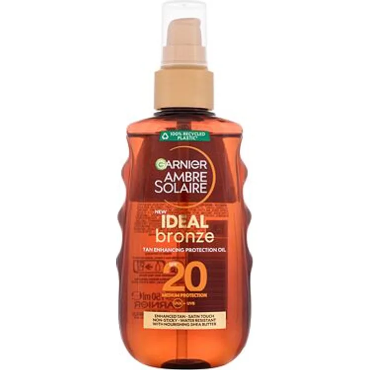 Garnier Ambre Solaire Ideal Bronze SPF20 Schützendes Bräunungsöl 150 ml