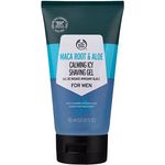 The Body Shop Maca Root & Aloe Calming Icy Shaving Gel Beruhigendes und kühlendes Rasiergel 150 ml für Männer