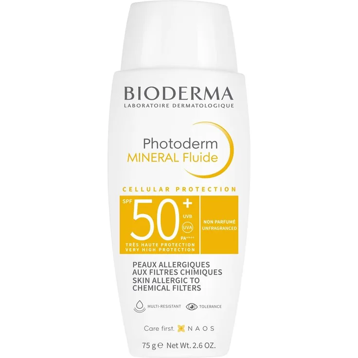 Bioderma Creme Bioderma Photoderm Mineral Fluide Solaire Minéral Haute Protection SPF50+