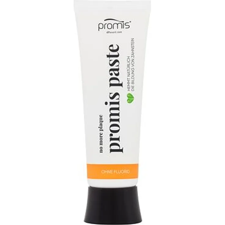Promis No More Plaque Herbal Mint No Fluoride Fluoridfreie Zahnpasta 75 ml Unisex
