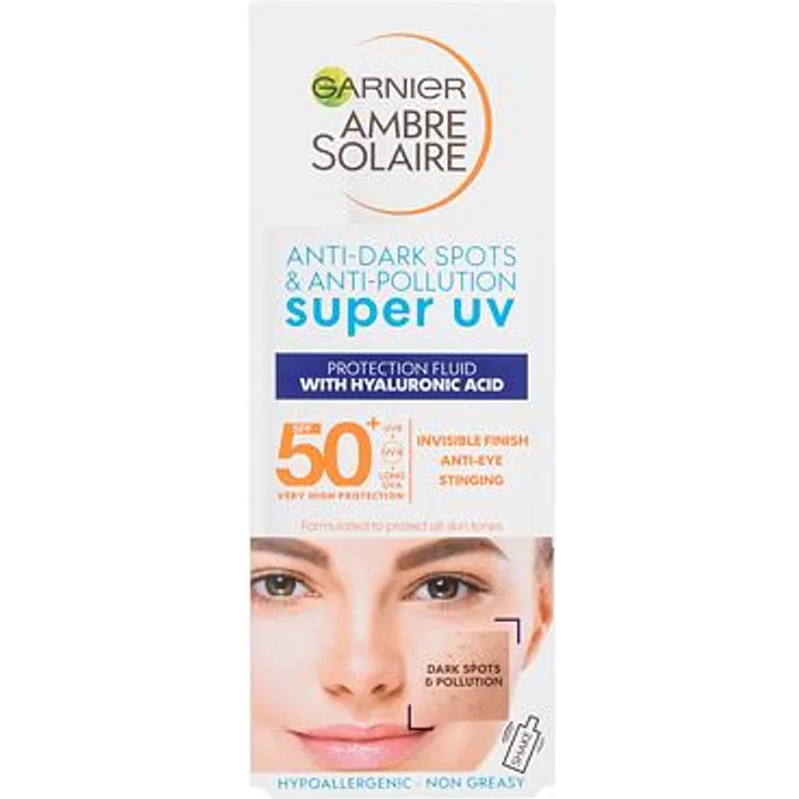 Garnier Ambre Solaire Super UV Protection Fluid SPF50+ Schützendes Sonnenfluid für Gesicht 40 ml - Preisvergleich