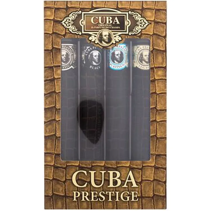 Cuba Prestige Set Eau de Toilette (EdT) 35 ml + Eau de Toilette (EdT) Prestige Black 35 ml + Eau de Toilette (EdT) Prestige Platinum 35 ml + Eau de Toilette (EdT) Prestige Legacy 35 ml