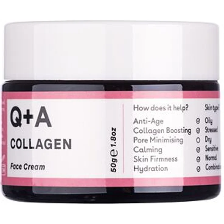 Q+A Collagen Straffende Gesichtscreme mit Kollagen 50 g für Frauen – Bild 1