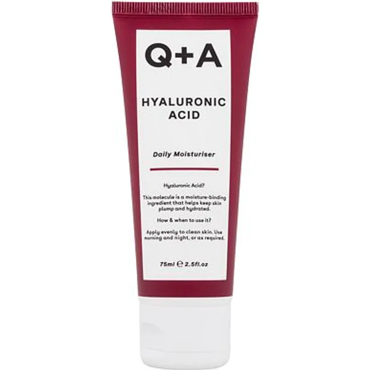 Q+A Hyaluronic Acid Daily Moisturiser Feuchtigkeitsspendende Gesichtscreme 75 ml für Frauen