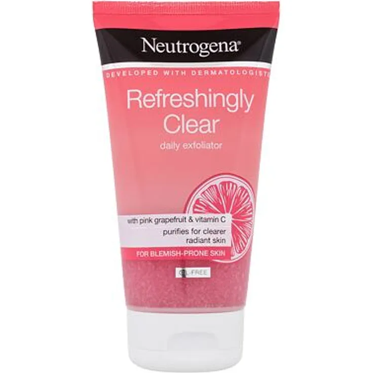 Neutrogena Refreshingly Clear Daily Exfoliator Erfrischendes Peeling für unreine Haut 150 ml für Frauen