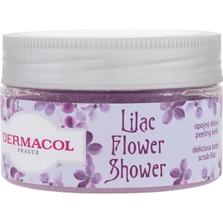 Dermacol Lilac Flower Shower Body Scrub Körperpeeling mit Fliederextrakt 200 g für Frauen
