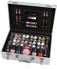 Zmile Cosmetics Schminkkoffer Set Alu Profi-Qualität 51 teilig