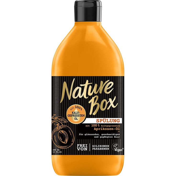 Nature Box Spülung Aprikosen-Öl für geschmeidiges Haar 385 ml