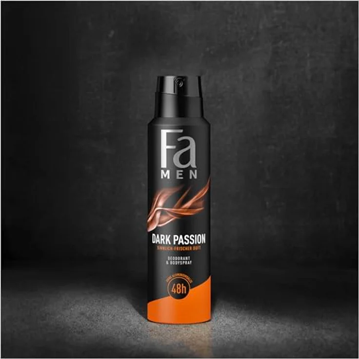 Fa Dark Passion Deo Spray, 150 ml, Anti-Transpirant mit 48h Schutz, vegan, hautfreundlich – Bild 5