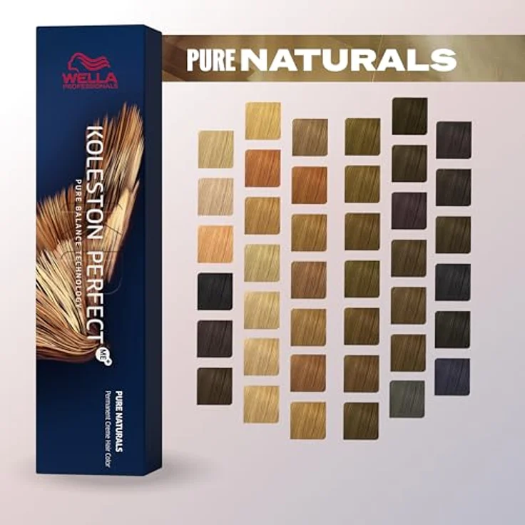 Wella Koleston Perfect Me+ Pure Naturals Haarfärbemittel, 60 ml - langanhaltende, intensive Haarfarbe mit 25% Lipiden zur Pflege und bis zu 3 Tonstufen Aufhellung – Bild 7